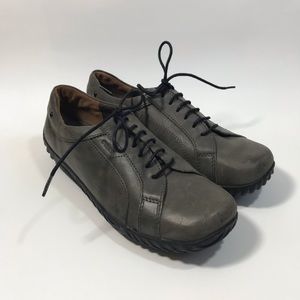 Wolky Womens Leather Lace Up Sneakers Size 8.5